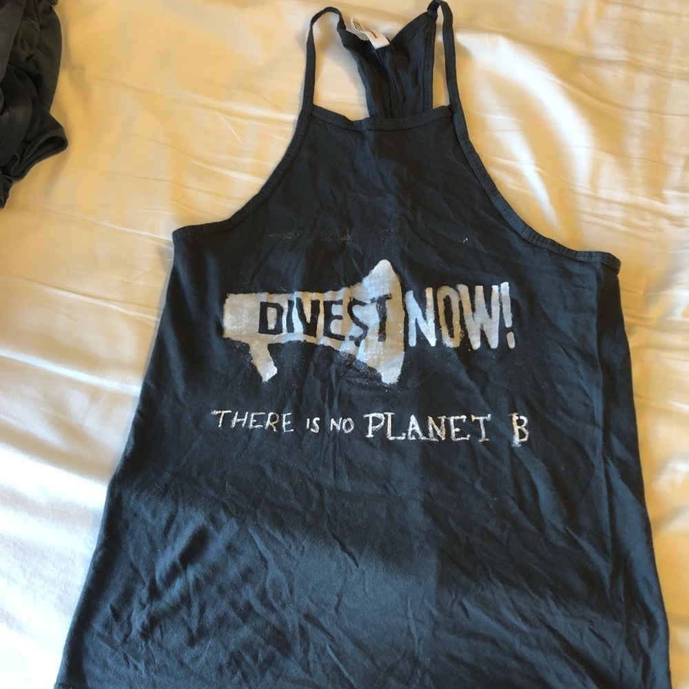 Screen printed Divest shirt